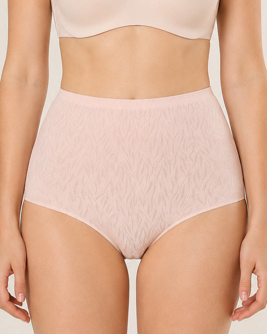 5-Pack High Waist Seamless Ice Silk Breathable Jacquard Panties