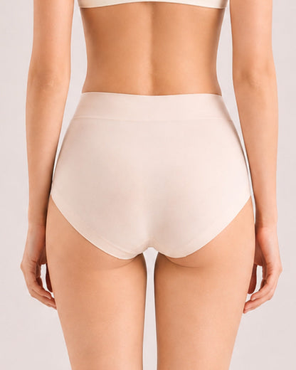 5-Pack High Waist Pure Cotton Seamless Breathable Briefs