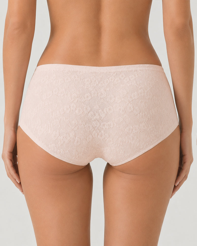 4-Pack Pure Cotton Seamless Jacquard Stretch Panties