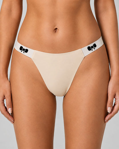 5-Pack Seamless Ice Silk Butterfly Print Breathable Panties