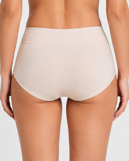 Multi-Pack Modal Cotton High Waist Seamless Breathable Briefs