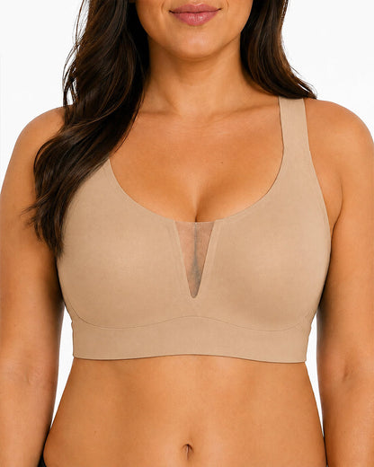 Plus-Size Seamless Comfortable Full-Cup Support Bra