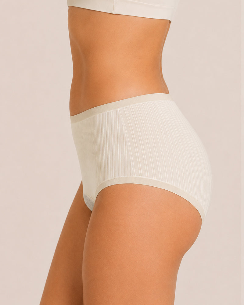 3-Pack Ice Silk Seamless Elastic Leak-proof Menstrual Panties