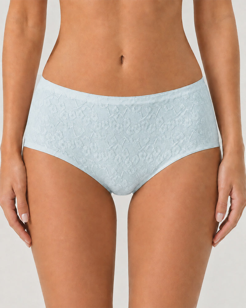 4-Pack Pure Cotton Seamless Jacquard Stretch Panties
