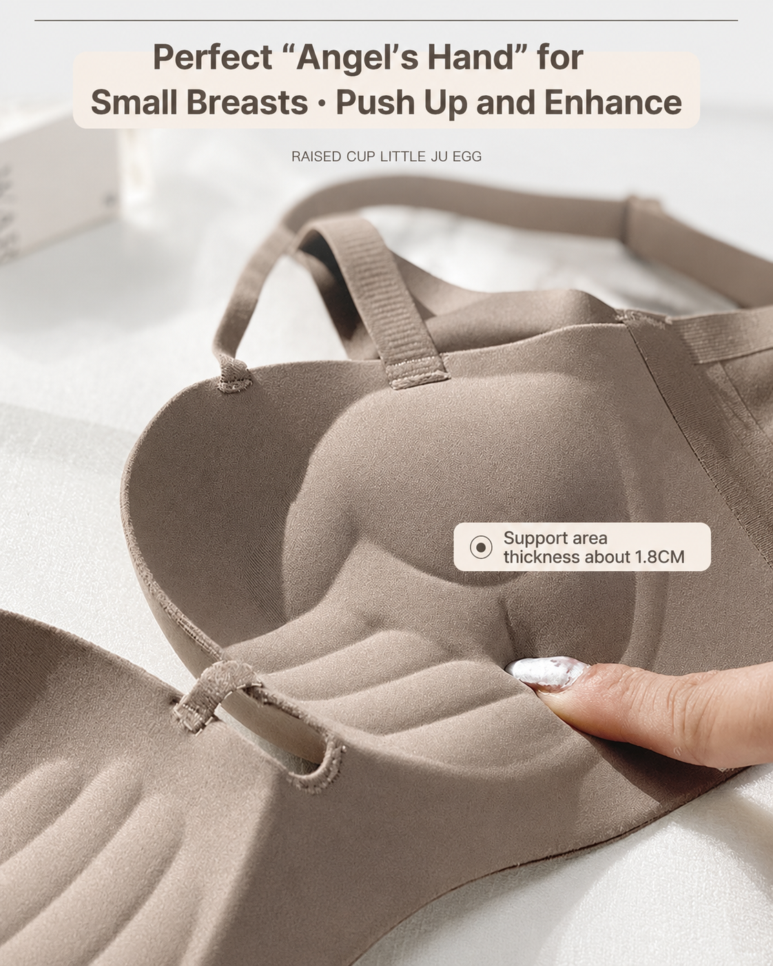 Women's Wire-free Padded Push-up Seamless T-shirt Bra