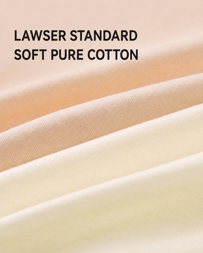 5-Pack High Waist Seamless Lyocell Cotton Briefs