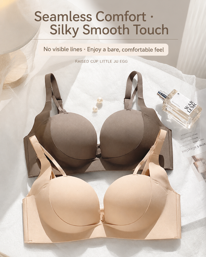 Women's Wire-free Padded Push-up Seamless T-shirt Bra