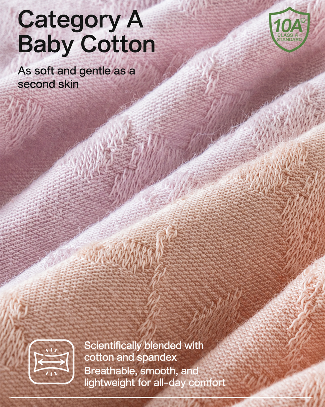 4-Pack Pure Cotton Seamless Jacquard Stretch Panties
