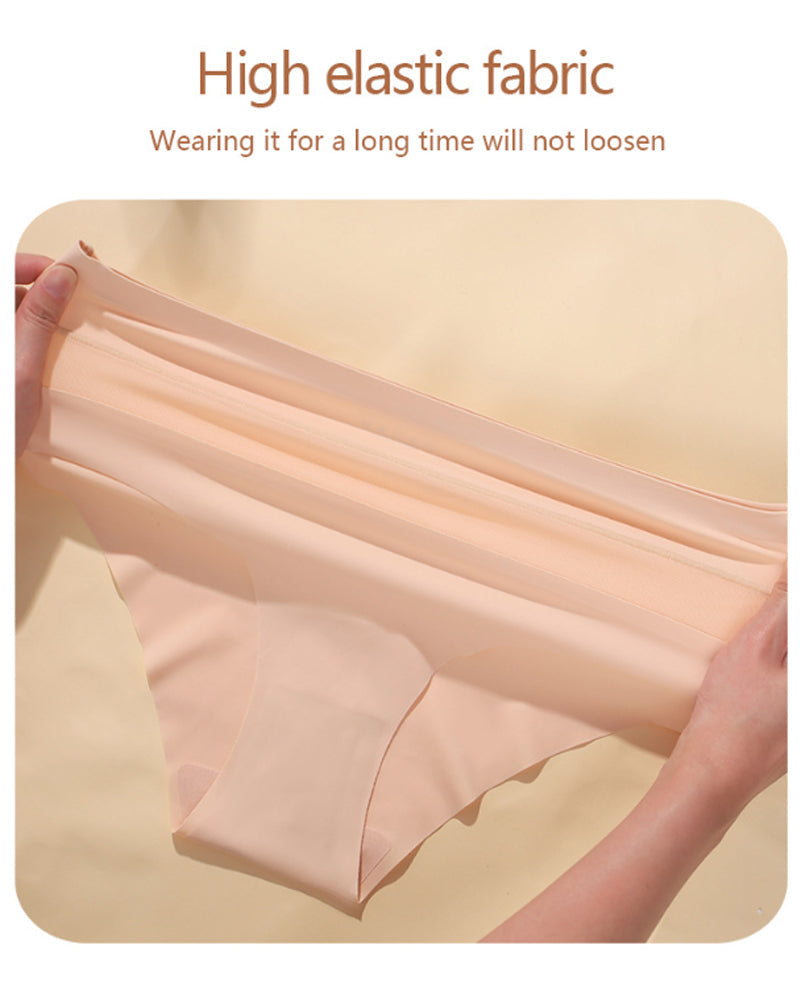 5-Pack Seamless Ice Silk See-Through Mesh Briefs