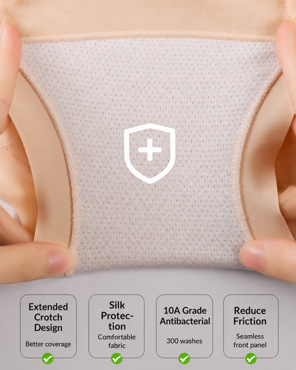 5-Pack High Waist Seamless Lyocell Cotton Briefs