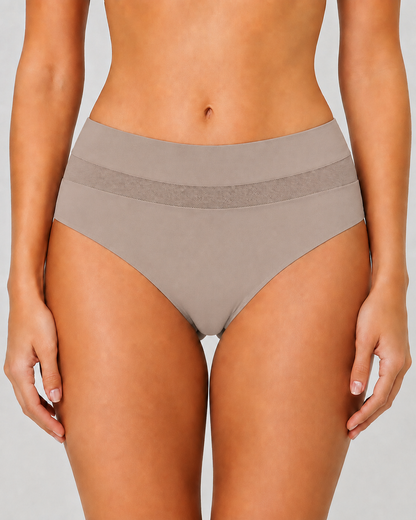 5-Pack Seamless Ice Silk See-Through Mesh Briefs