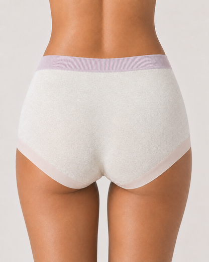 Multi-Pack Mid Waist Pure Cotton Antibacterial Breathable Briefs