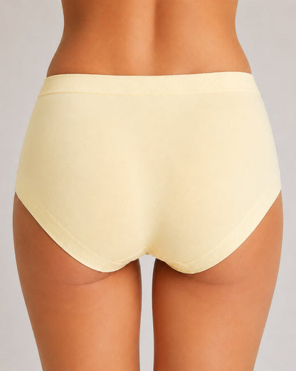 5-Pack Mid Waist Soft Modal Cotton Panties