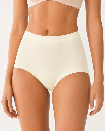 5-Pack High Waist Seamless Lyocell Cotton Briefs