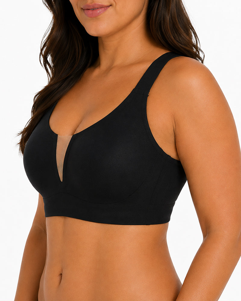 Plus-Size Seamless Comfortable Full-Cup Support Bra