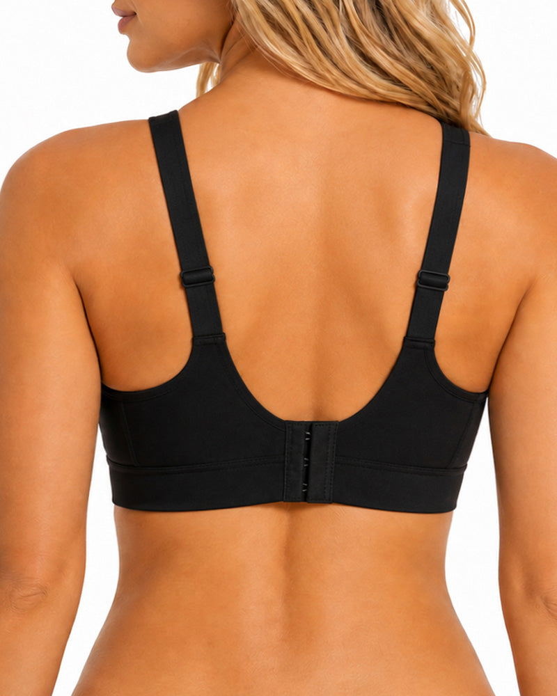 Deep V Seamless Wire Free Push Up Bra
