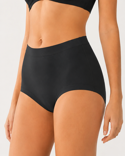 5-Pack High Waist Seamless Lyocell Cotton Briefs