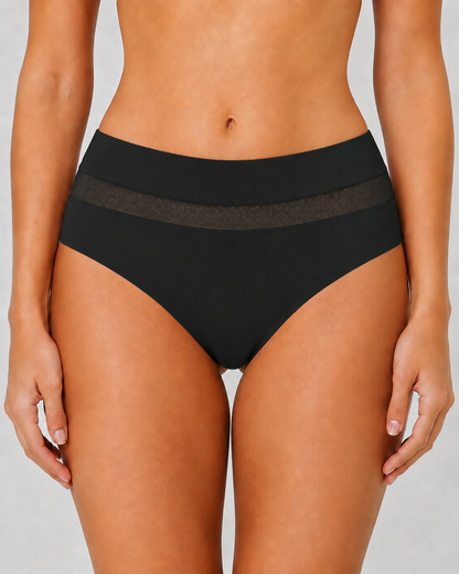 5-Pack Seamless Ice Silk See-Through Mesh Briefs