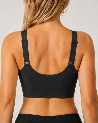 Front Closure Seamless Lace Breathable Wire Free Bra
