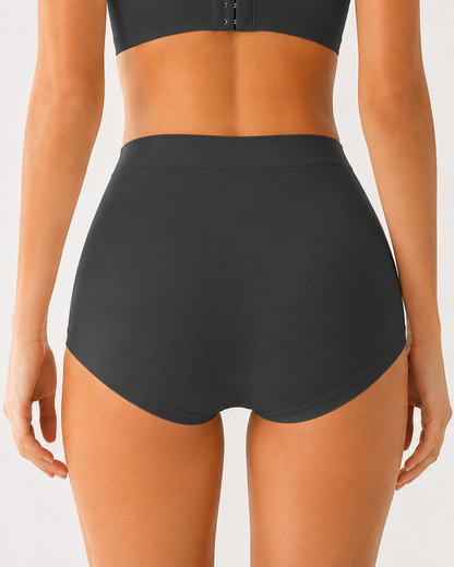 5-Pack High Waist Seamless Lyocell Cotton Briefs