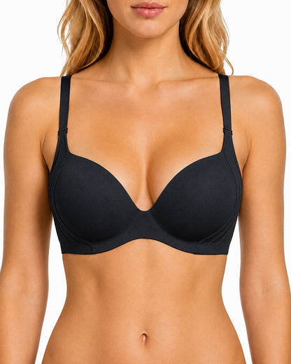 Deep V Seamless Comfortable Push-up Bra