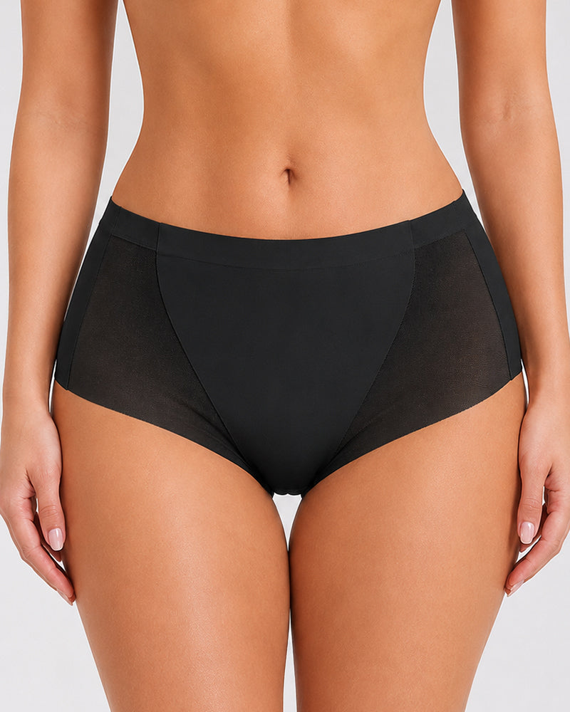 5-Pack Seamless Ice Silk See-Through Mesh Panties