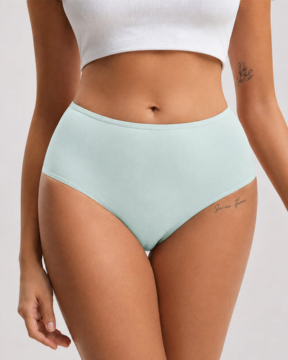 5-Pack High Waisted Criss Cross Back Seamless Briefs