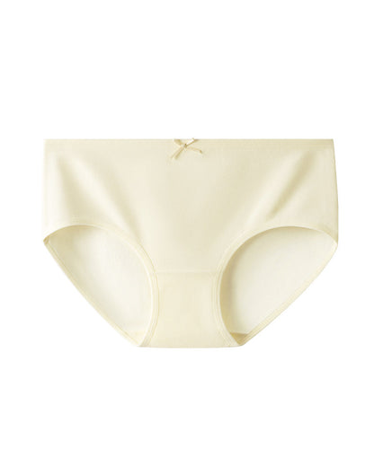 Women's 10A Antibacterial Crotch Lined Cloud-Feel Cotton Comfortable Breathable Underwear