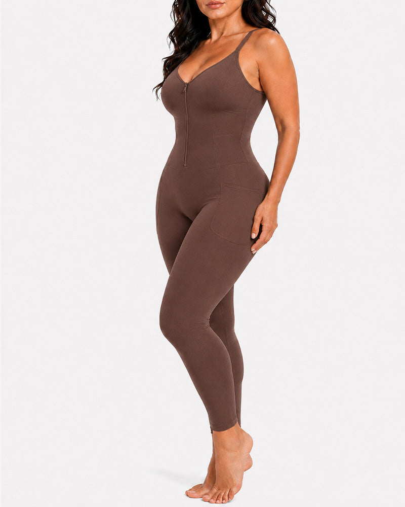 Front Zipper Seamless Tummy Control Easy-to-Wear Full Body Shaper