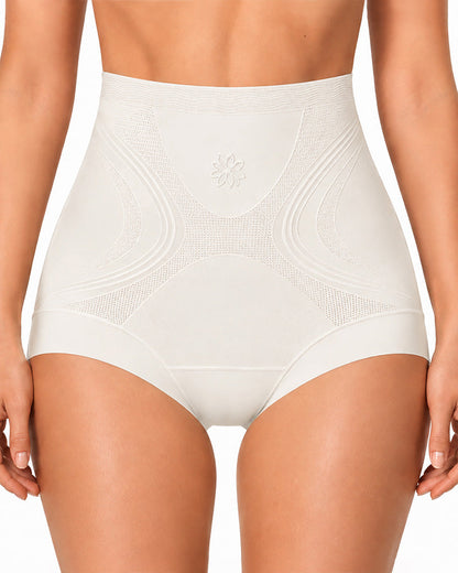 3-Pack Seamless Ice Silk High Waist Tummy Control Shaping Panties