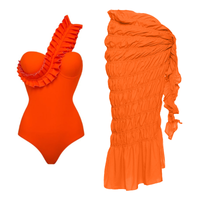 Swimsuit and sarong