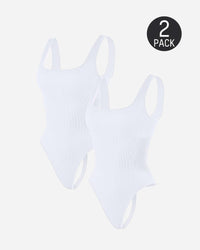 [2-Pack]White+White