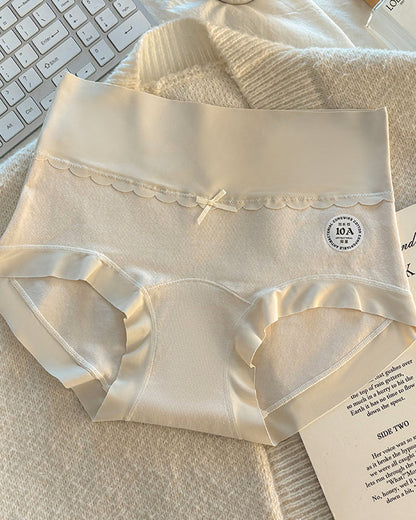 Five-pack Pure Cotton High Waist Stretch Briefs
