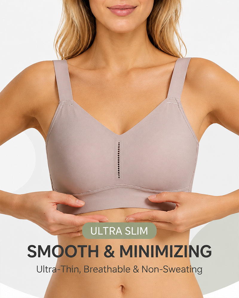Deep V Seamless Ultra-Thin Comfortable Push-Up Bra