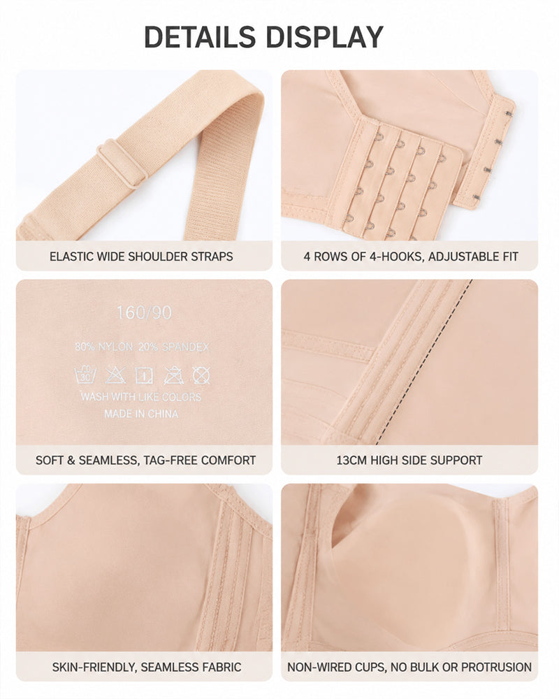 Deep V Seamless Ultra-Thin Comfortable Push-Up Bra