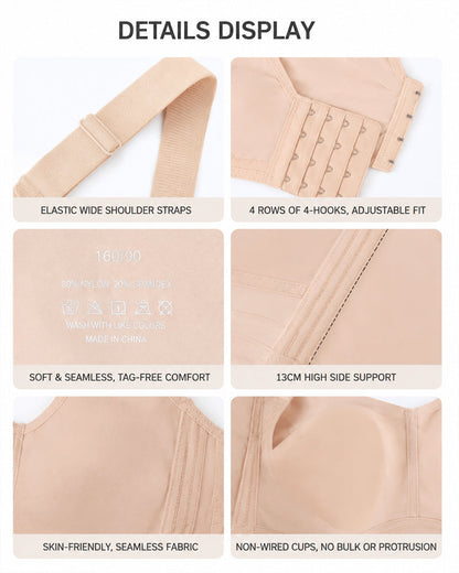 Deep V Seamless Ultra-Thin Comfortable Push-Up Bra