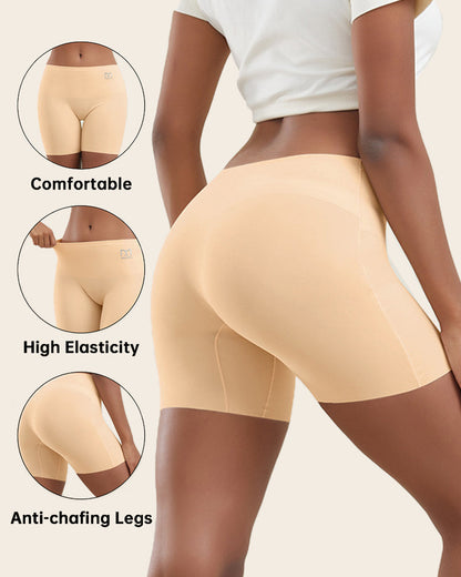 Women's High-Waisted Seamless Tummy Control Shaping Shorts