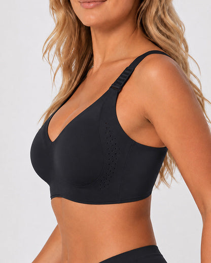 V Neck Wireless Seamless Comfort Bra