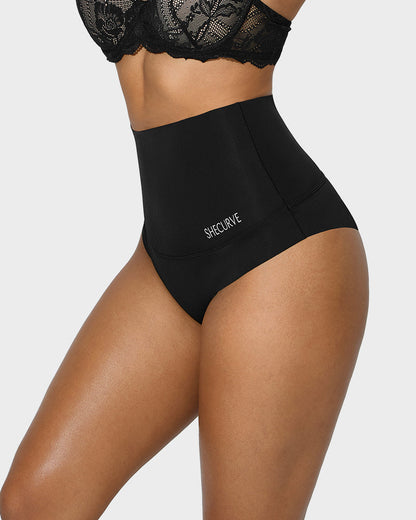 3-Pack High Waisted Tummy Control Brief Panties