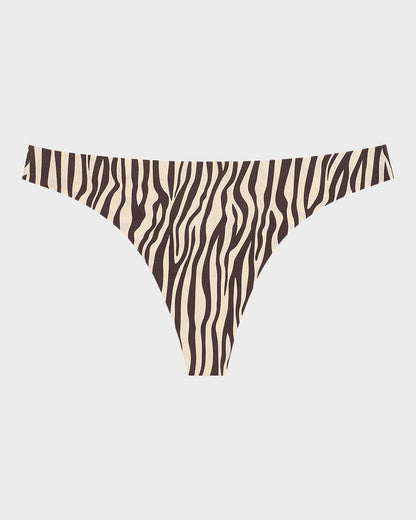 Floralshe®Low-Rise Animal Print Seamless Thong Panty