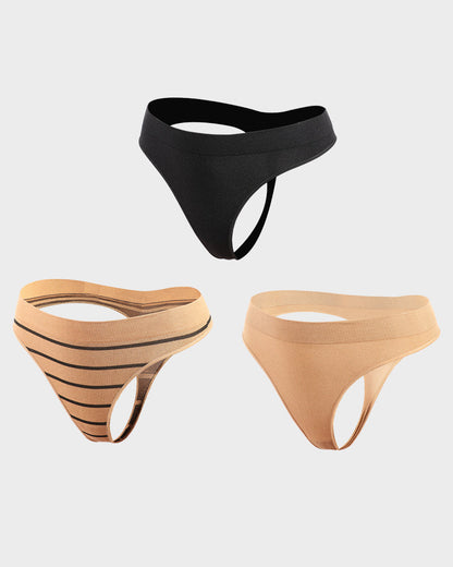 Floralshe®Comfy Low-Rise Thong Panty (3 Pack)