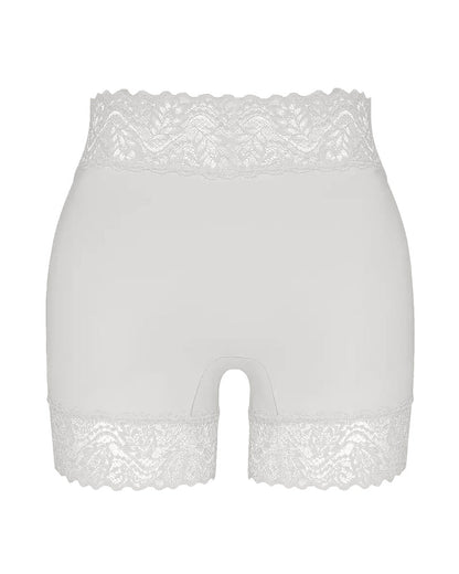 Mid-Rise Seamless Breathable Lace Boxer Shorts