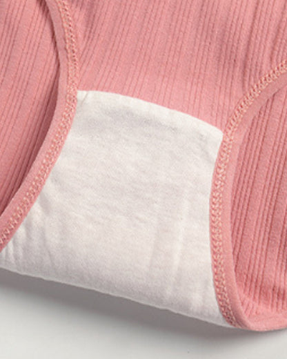 Lace-trimmed Pure Cotton Breathable Comfort Stretch Briefs