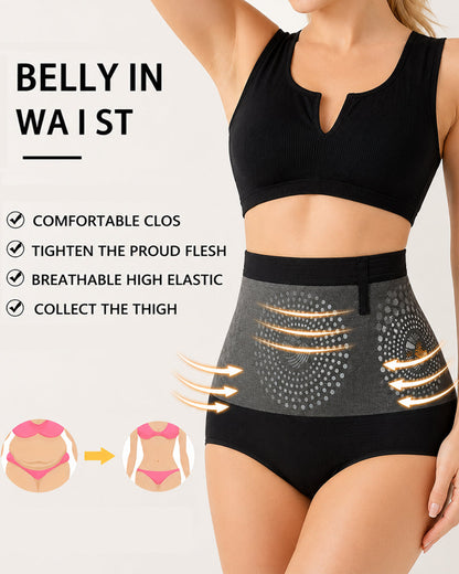 Two Pack High Waist Elastic Tummy Control Shaping Panties
