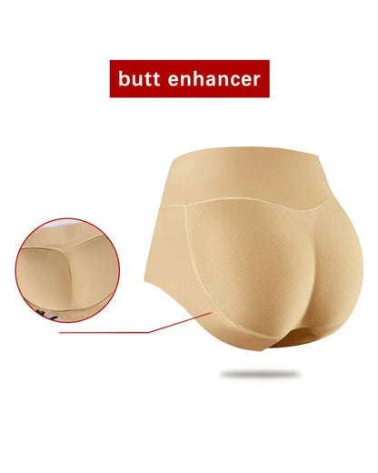 Seamless Padded Buttock-lifting Shaping Panties