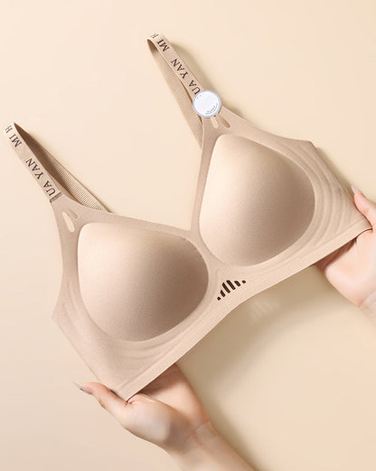 Women's Wireless Jelly Gel Seamless Push-up Bra