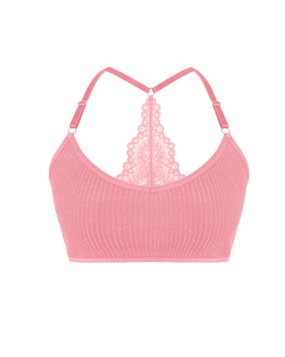 Women's Lace Vest Seamless Elastic Bra