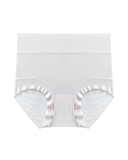 5-Pack Pure Cotton High Waist Seamless Antibacterial Breathable Crotch Briefs