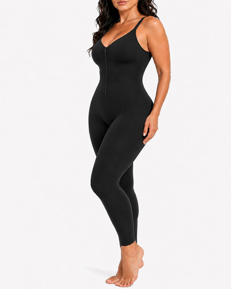 Front Zipper Seamless Tummy Control Easy-to-Wear Full Body Shaper