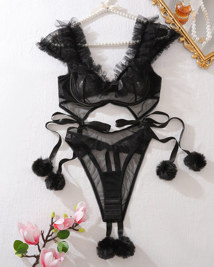 Sexy Catwoman Cosplay See-through Backless Bodysuit